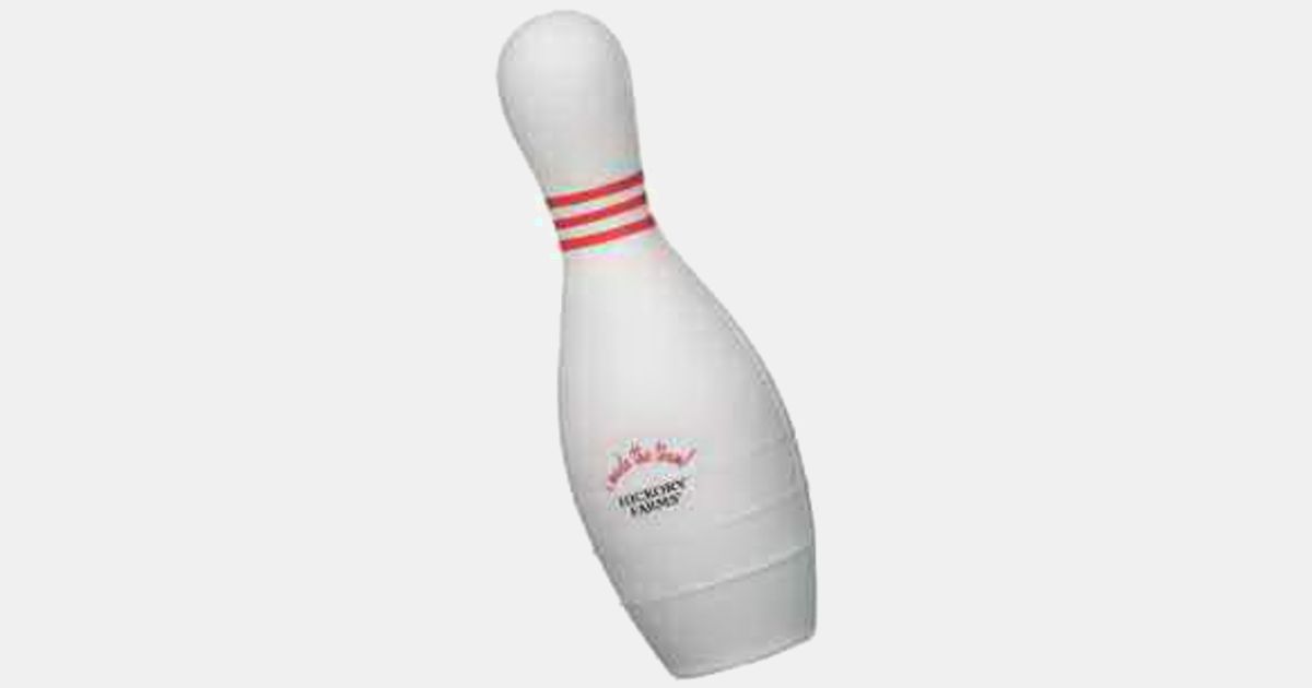 Stress Ball Bowling Pin | MiniThrowBalls.com