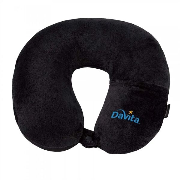 Main Product Image for Custom Printed Brookstone Comfort Classic Microbead Neck Pillow