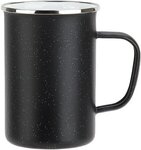 Caldron 22 oz Enamel-Lined Iron Mug - Medium Black
