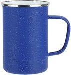 Caldron 22 oz Enamel-Lined Iron Mug - Medium Royal Blue