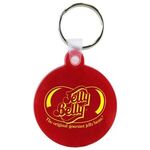 Circle Key Fob - Translucent Red