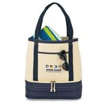 Buy Custom Printed Coastal Cotton Insulated Tote