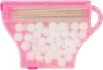 Coffee Cup Mints & Picks - Frost-translucent Hot Pink