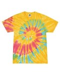 Colortone Multi-Color Tie-Dyed T-Shirt - Aurora