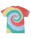 Colortone Multi-Color Tie-Dyed T-Shirt - Gum Drop