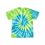 Colortone Multi-Color Tie-Dyed T-Shirt - St Lucia