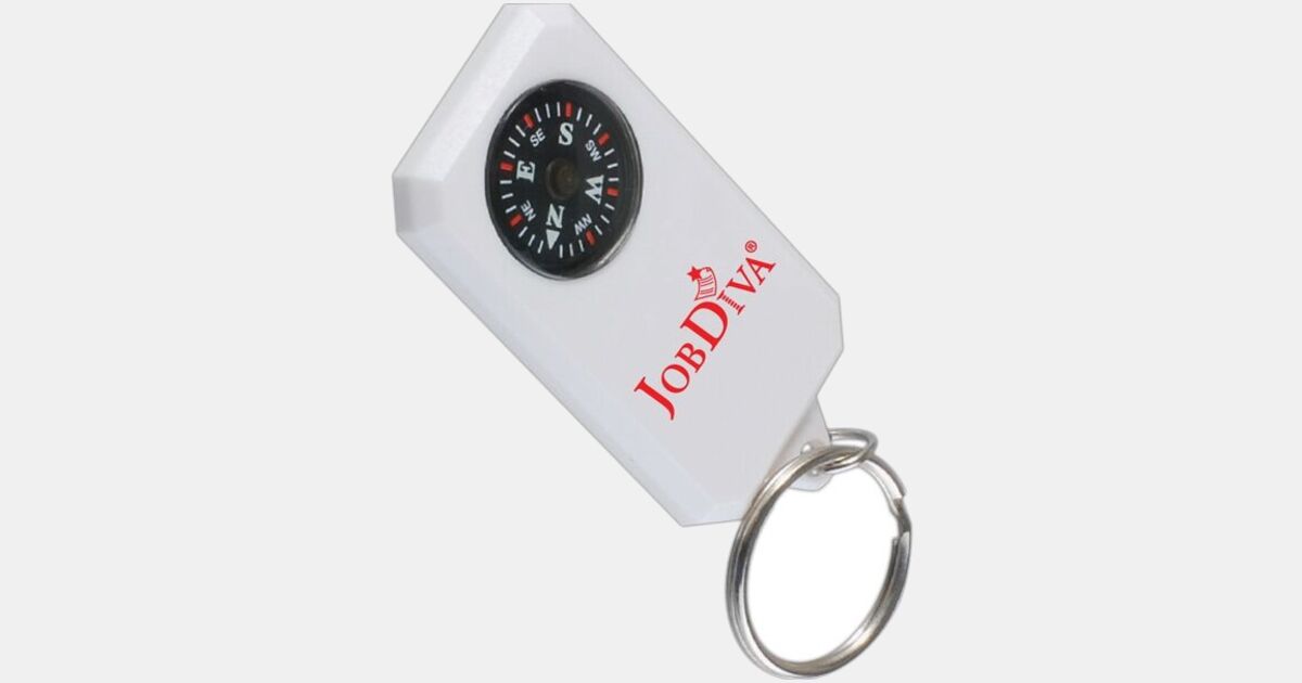 Promotional Compass Keyring with your logo