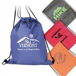 Buy Custom Imprinted Criss Cross NW Drawstring Backpack