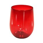 Custom Imprinted 12 oz. Recycled Stemless Wine Glass - Red