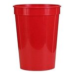 Custom Imprinted 12 oz. Smooth Stadium Cup, Full Color - Red