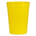 Custom Imprinted 12 oz. Smooth Stadium Cup, Full Color - Yellow