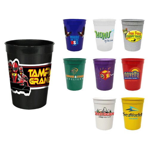 Main Product Image for Custom Imprinted Smooth Stadium Cup, Full Color 12 oz. 