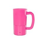 Custom Imprinted 14 Oz. Plastic Stein - Neon Pink