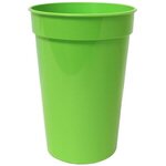 Custom Imprinted 17 oz. Smooth Stadium Cup Full Color - Lime Green