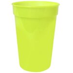 Custom Imprinted 17 oz. Smooth Stadium Cup Full Color - Neon Yellow