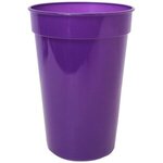 Custom Imprinted 17 oz. Smooth Stadium Cup Full Color - Purple