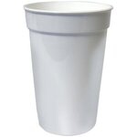 Custom Imprinted 17 oz. Smooth Stadium Cup Full Color - White