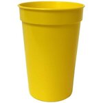 Custom Imprinted 17 oz. Smooth Stadium Cup Full Color - Yellow