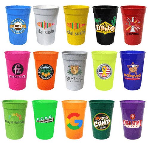 Main Product Image for Custom Imprinted 17 oz. Smooth Stadium Cup Full Color