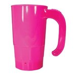 Custom Imprinted 20 oz. Stackable Beer Stein - Neon Pink