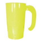 Custom Imprinted 20 oz. Stackable Beer Stein - Neon Yellow