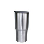 Custom Imprinted 20oz. Ares Tumbler w/ Stainless Straw/Flip Lid - Silver