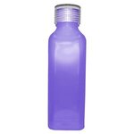 Custom Imprinted 24 oz. Classic Edge Bottle with Standard Lid - Transparent Purple