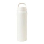 Custom Imprinted Aviana(TM) Rowan Recycled Water Bottle 16 Oz. - Marshmallow