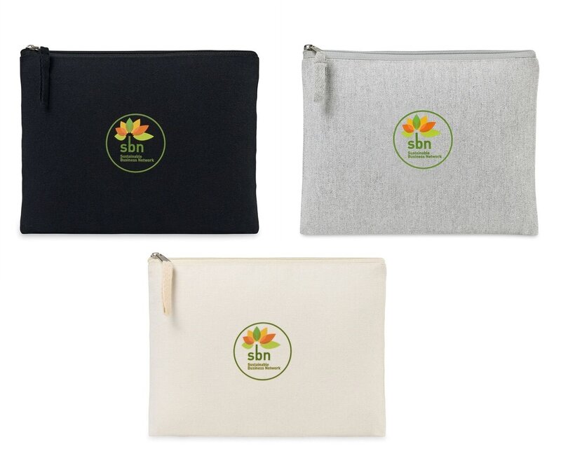 Main Product Image for Custom Imprinted AWARE(TM) Recycled Cotton Zippered Pouch