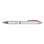 Custom Imprinted Awareness Grip Pen, Full Color - Pink