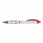 Custom Imprinted Awareness Grip Pen, Full Color - Red