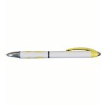 Custom Imprinted Awareness Grip Pen, Full Color - Yellow