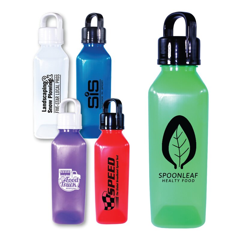 Main Product Image for Custom Imprinted Classic Edge Bottle with Handle Lid 24 oz. 