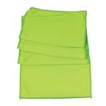 Custom Imprinted Cooling Towel - Full Color - Green