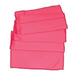 Custom Imprinted Cooling Towel - Pink