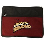 Custom Imprinted Double Zipper Accessory Bag Full Color -  