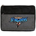 Custom Imprinted Double Zipper Accessory Bag Full Color -  