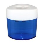 Custom Imprinted Dual Pencil Sharpener, Full Color - Transparent Blue