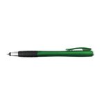 Custom Imprinted Economy Pen/Stylus, Full Color Digital - Dark Green