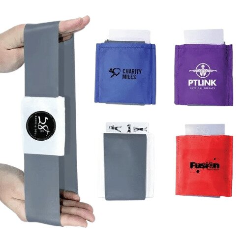 Main Product Image for Custom Imprinted Exercise Band with Pouch