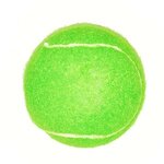 Custom Imprinted Full Color Pet Tennis Ball Toy - Lime Green