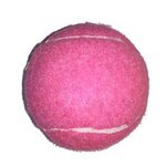 Custom Imprinted Full Color Pet Tennis Ball Toy - Pink