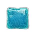 Custom Imprinted Gel Bead Hot/Cold Pack - Aqua