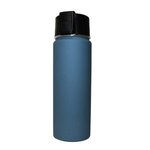 Custom Imprinted Halcyon(R) 20oz Sport Bottle w/ Push Button Lid - Slate Blue