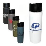 Buy Custom Imprinted Halcyon(R) Sport Bottle w/ Push Button Lid 20oz