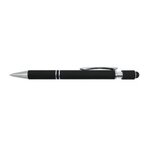 Custom Imprinted Halcyon(R) Executive Metal Spin Top Pen - Black