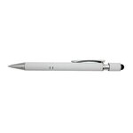 Custom Imprinted Halcyon(R) Executive Metal Spin Top Pen - White