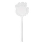 Custom Imprinted Hand Shaped Fly Swatter - White