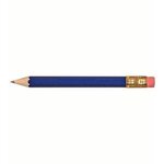 Custom Imprinted Hex Golf Pencils with Erasers - Dk. Blue