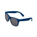 Custom Imprinted Kids Single Color Matte Sunglasses - Navy Blue